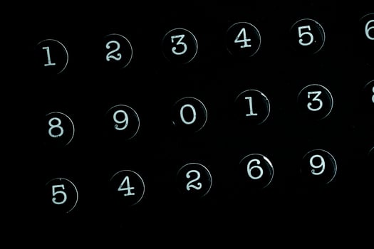 Background of numbers. from zero to nine. Numbers texture. Finance data concept. Matematic. Seamless pattern with numbers. financial crisis concept. Business success. photo