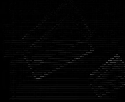 Abstract background modern technology banner digital backdrop cover graphic template wallpaper photo