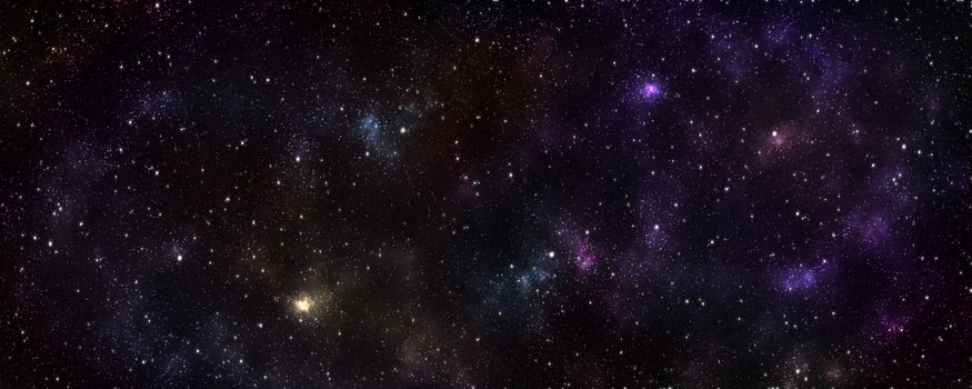 Galaxy stars in the universe outside Earth abstract graphic design wallpaper card. 3d photo