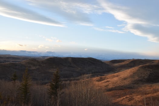 Prairie Skies in Winter photo