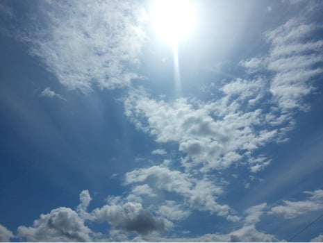 Sun shining down on you today photo