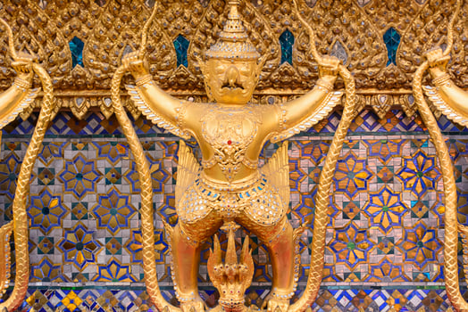 Wat Phra Kaew is a landmark of the Thailand. photo