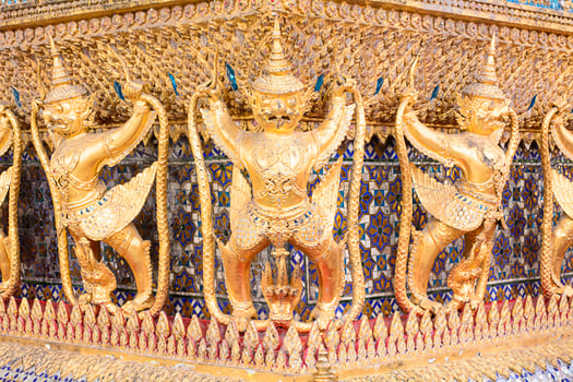 Wat Phra Kaew is a landmark of the Thailand. photo