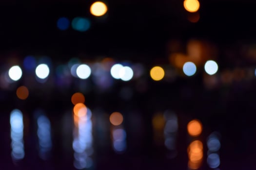 Colorful bokeh lights photo