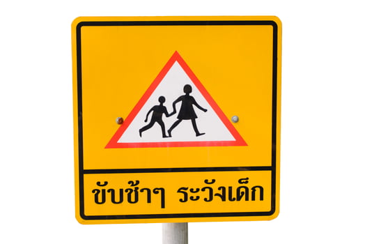 Road symbol signs photo