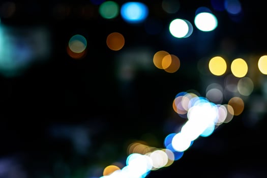 Colorful bokeh lights photo