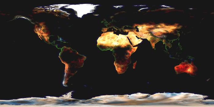Abstract World map photo