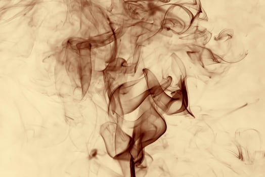 The smoke is colorful. It is abstract. photo