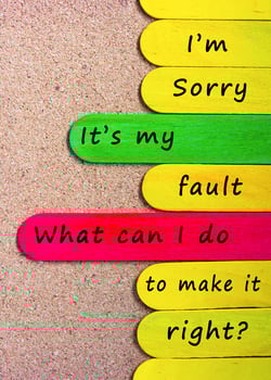 Motivational and inspirational quote on colorful wooden stick. photo