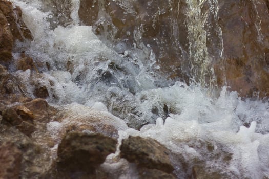 Stop stream abstract waterfall. photo