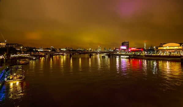 HDR River Thames in London photo