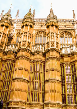 HDR Westminster Abbey church in London photo