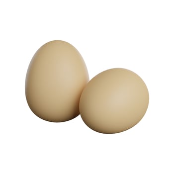 Food egg 3d icon photo