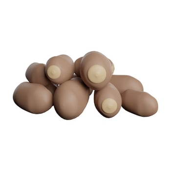 Dates ramadan food 3d icon photo