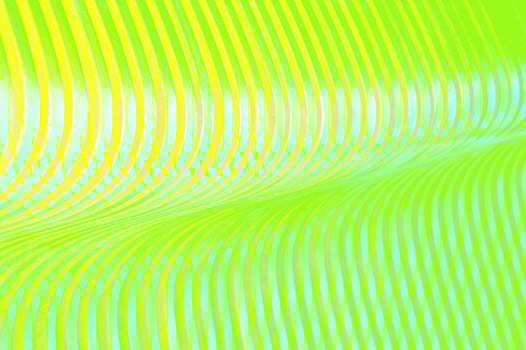 Curved wooden bright green slats. Abstract background. Decorative design for finishing facades, interiors. photo