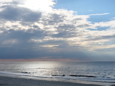 The island of Baltrum in the north sea photo