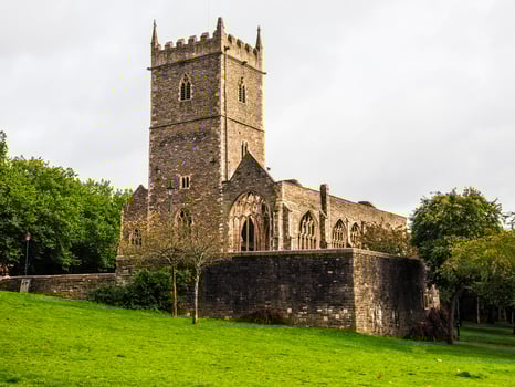 HDR St Peter ruined church in Bristol photo