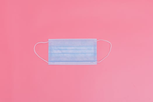 blue mis on a pink background photo