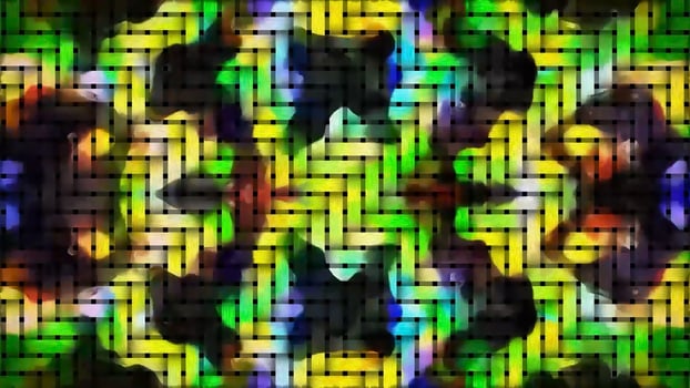 Geometric Abstract Pattern Digital Rendering photo