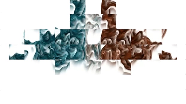 Vibrant Geometric Grid Design Digital Rendering photo