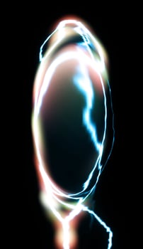 Digital Rendering Electric Lights Background photo