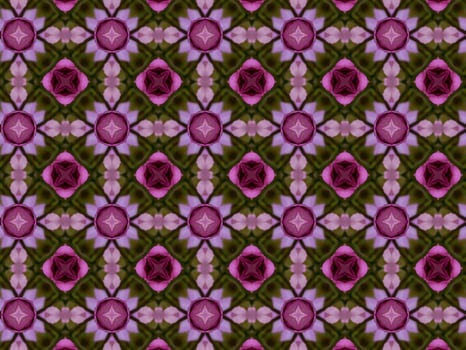 Digital Illustration Kaleidoscope Pattern photo