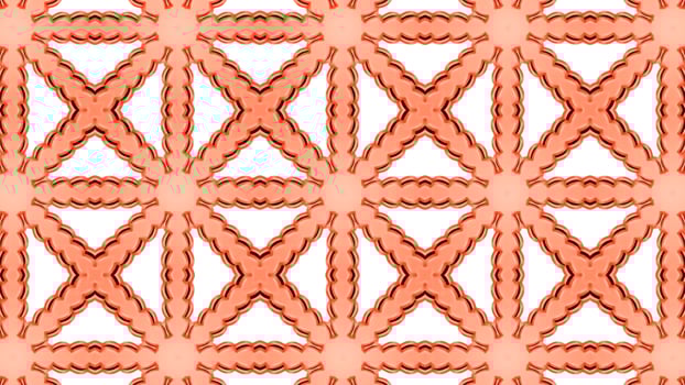 Digital Illustration Red Kaleidoscope Tiles Background photo