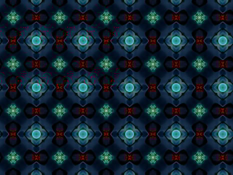 Digital Illustration Kaleidoscope Pattern photo