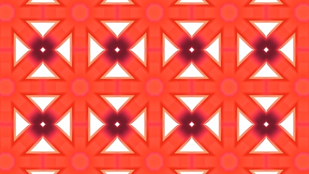 Digital Illustration Red Kaleidoscope Tiles Background photo