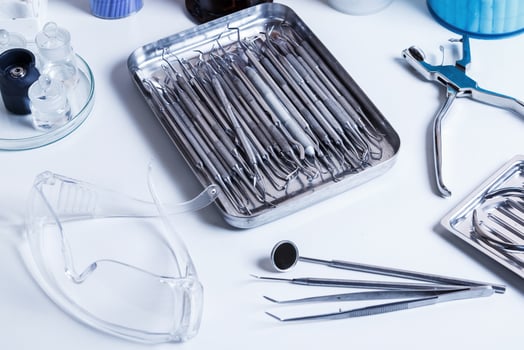 Dentist workplace in clinic photo