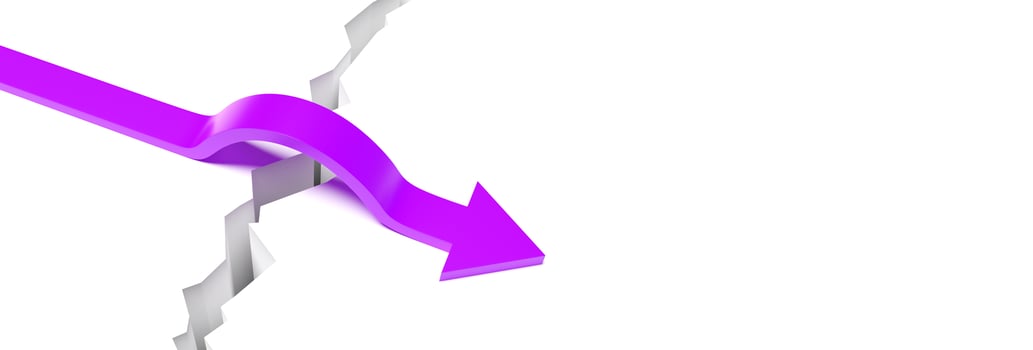 Econimical crisis concept. Spread in the world, economy is down. 3d illustration photo