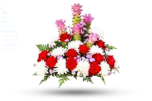 flowers bouquet isolated photo