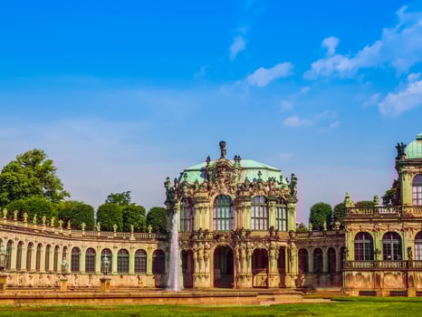 HDR Zwinger palace in Dresden photo