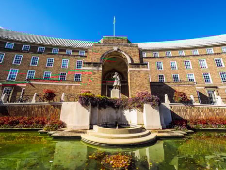 HDR City Hall in Bristol photo