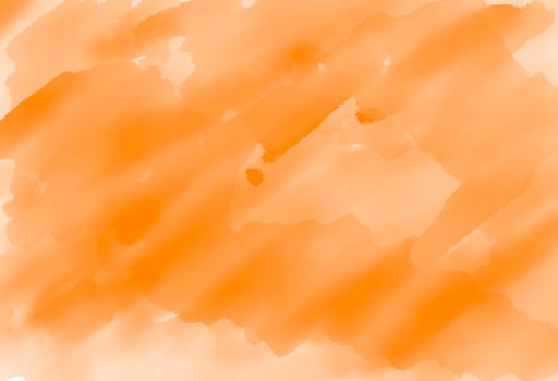 Orange watercolor background, pastel color with cloud haze texture effect, with free space to put letters. photo