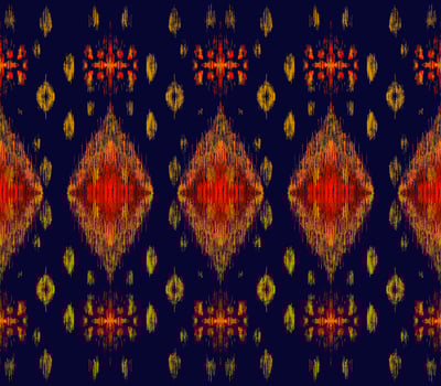 fabric ikat seamless pattern geometric ethnic traditional embroidery style.Design for background,carpet,mat,wallpaper,clothing,illustration. photo