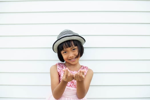 Smiling beautiful girl portrait stock photo