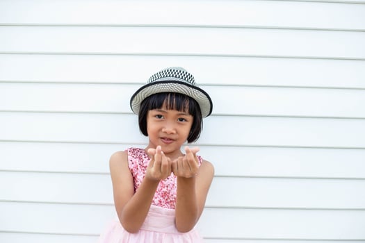 Smiling beautiful girl portrait stock photo