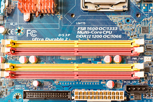 Old mainboard 775 photo