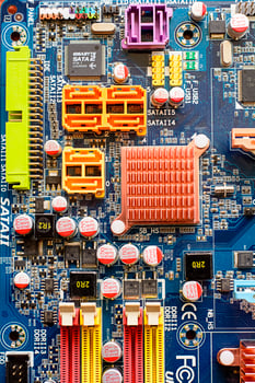 Old mainboard 775 photo