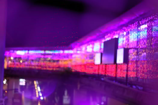 Colorful bokeh lights photo