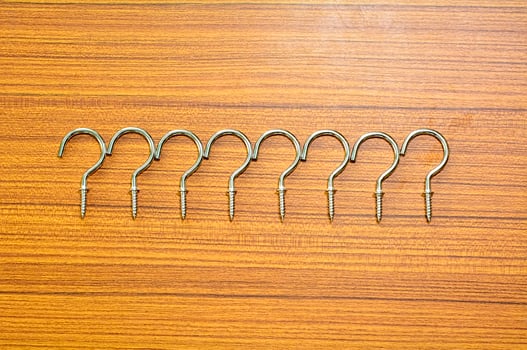 Cup hook screw photo
