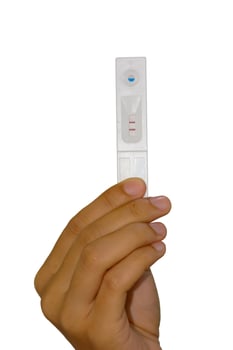 Positive pregnancy test photo