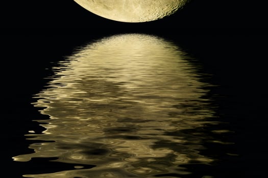 Moon and shadows photo