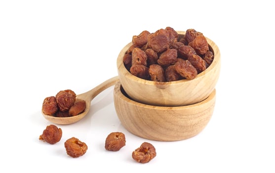 Bowl of dried longan photo