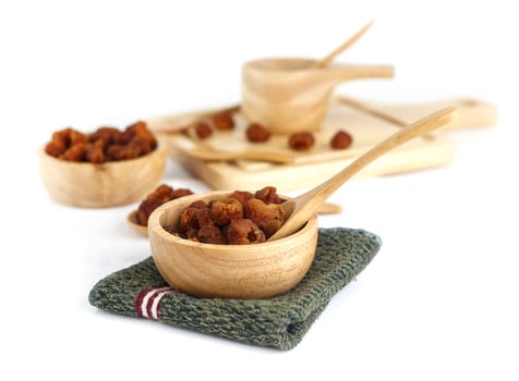 Bowl of dried longan photo