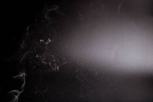 white smoke on black background for background photo