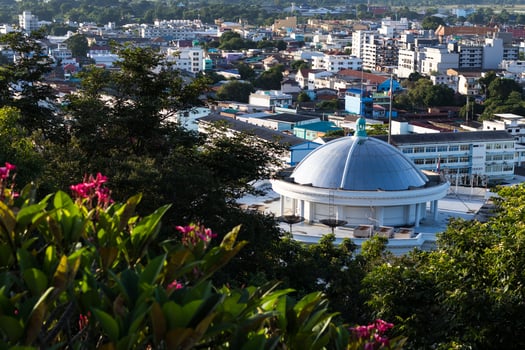 Dome Building Nakorn Sawan. photo