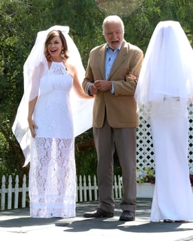 LOS ANGELES, APR 14 - Bobbie Eakes, John McCook, Jennifer Gareis at the Home and Family Celebrates Bold and Beautifuls 30 Years at Universal Studios Back Lot on April 14, 2017 in Los Angeles, CA photo