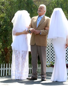 LOS ANGELES, APR 14 - Bobbie Eakes, John McCook, Jennifer Gareis at the Home and Family Celebrates Bold and Beautifuls 30 Years at Universal Studios Back Lot on April 14, 2017 in Los Angeles, CA photo